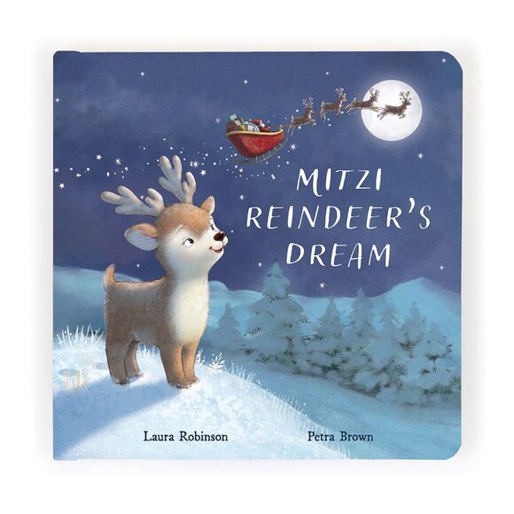 Jellycat Mitzi Reindeer's Dream Book BNWT - Picture 1 of 5